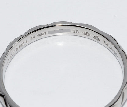 Top Quality Chanel Pt950 Matelasse Ring Small Model J2820