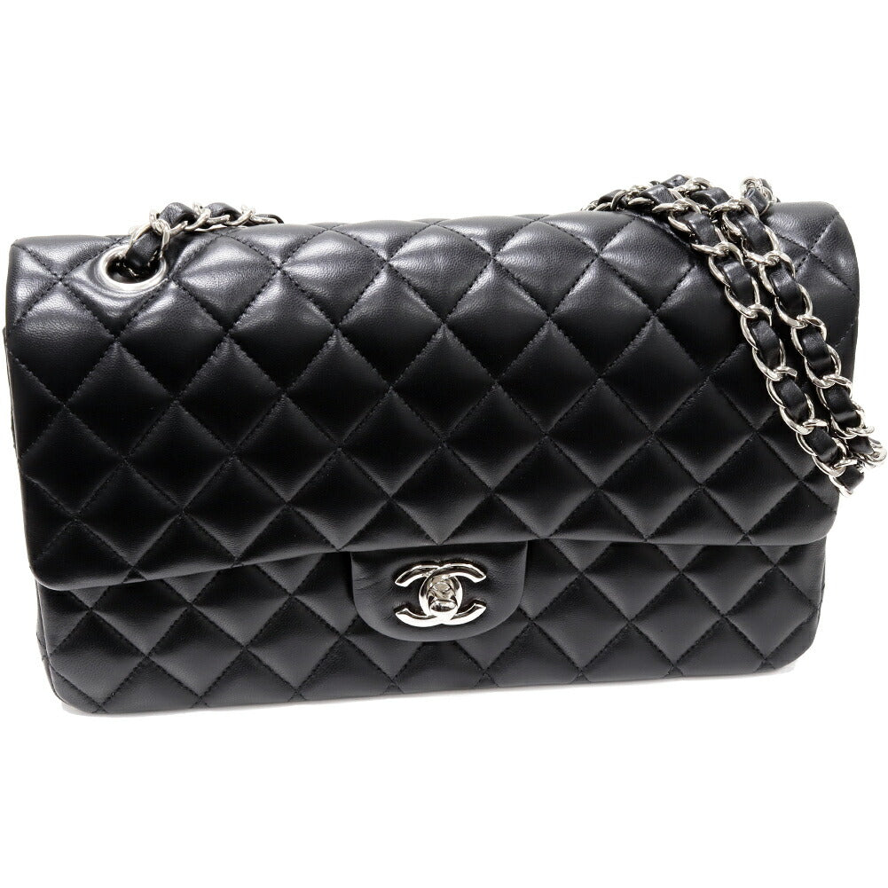 Top Quality Chanel Lambskin Chain Shoulder Bag Matelasse 25