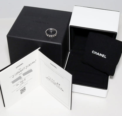 Top Quality Chanel K18WG Diamond Coco Crush Ring J11871