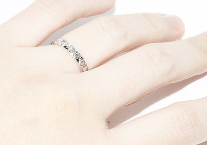 Top Quality Chanel K18WG Diamond Coco Crush Ring J11871