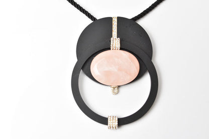 Top Quality Chanel Coco Mark Choker/Necklace Black/Gold Rhinestone Special Edition