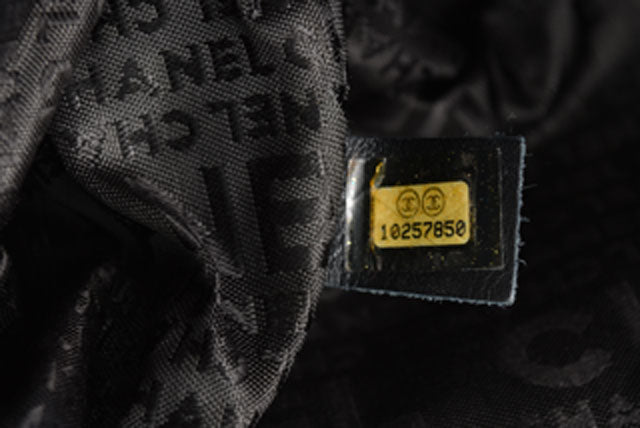 Top Quality Chanel Patent Leather Tote Bag Vintage Quilted Black