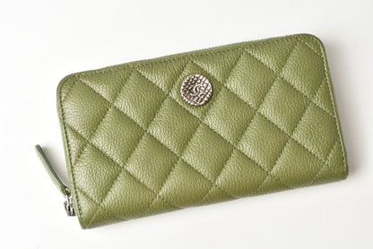 Top Quality Chanel Caviar Skin Medium Wallet