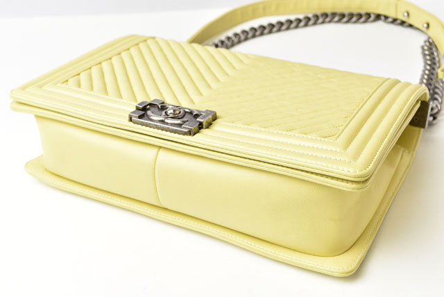 Top Quality Chanel Boy Lambskin 2way Chain Shoulder/Clutch Bag