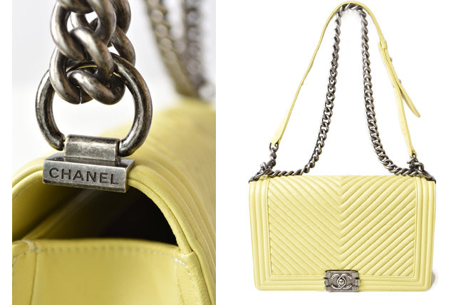 Top Quality Chanel Boy Lambskin 2way Chain Shoulder/Clutch Bag
