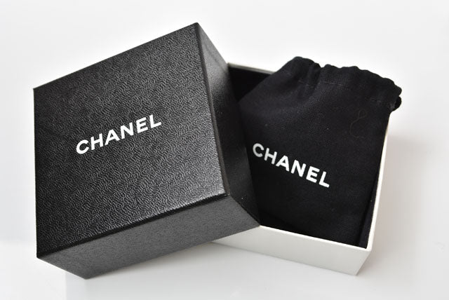 Top Quality Chanel Metal Rhinestone Brooch Blue Multi/Gold
