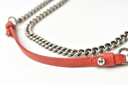 Top Quality Chanel Caviar Chain Shoulder Bag Red