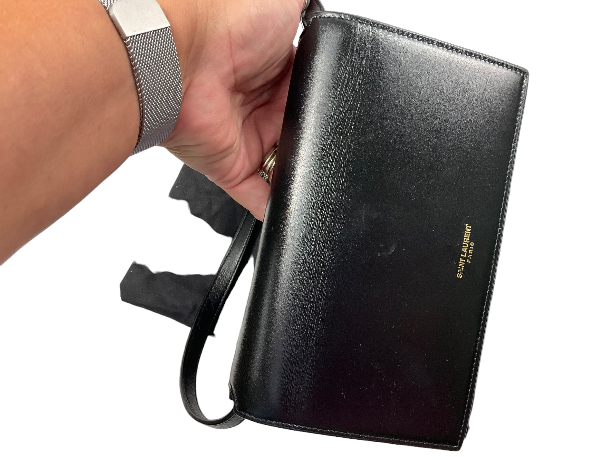 Crossbody Luxury Designer By Yves Saint Laurent. Size: Medium