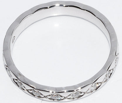 Top Quality Chanel K18WG Diamond Coco Crush Ring Mini Model