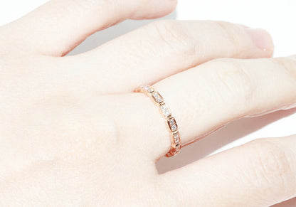 Top Quality Chanel K18PG Diamond Ring Full J4134