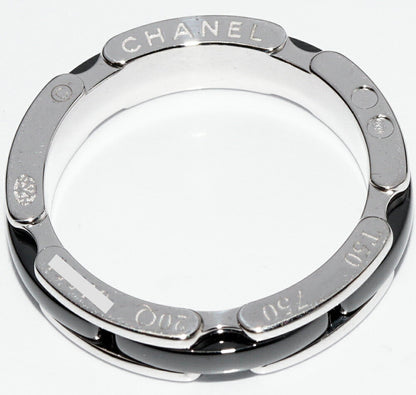 Top Quality Chanel J12 Ultra Ring Black Ceramic K18WG