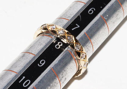 Top Quality Chanel K18YG Diamond Coco Crush Ring Mini