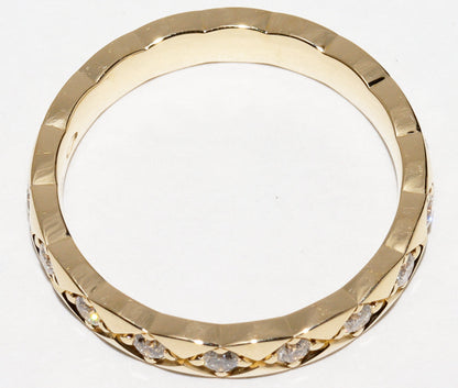 Top Quality Chanel K18YG Diamond Coco Crush Ring Mini
