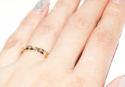 Top Quality Chanel K18YG Diamond Coco Crush Ring Mini