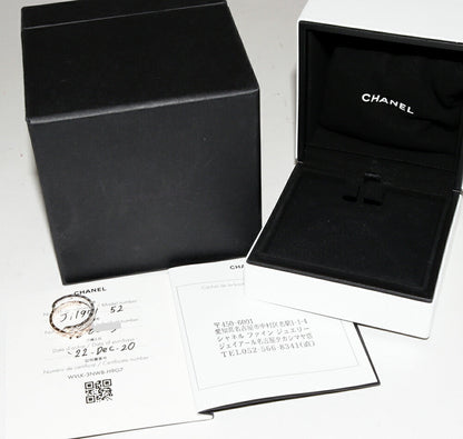 Top Quality Chanel K18 Gold Diamond Coco Crush Ring