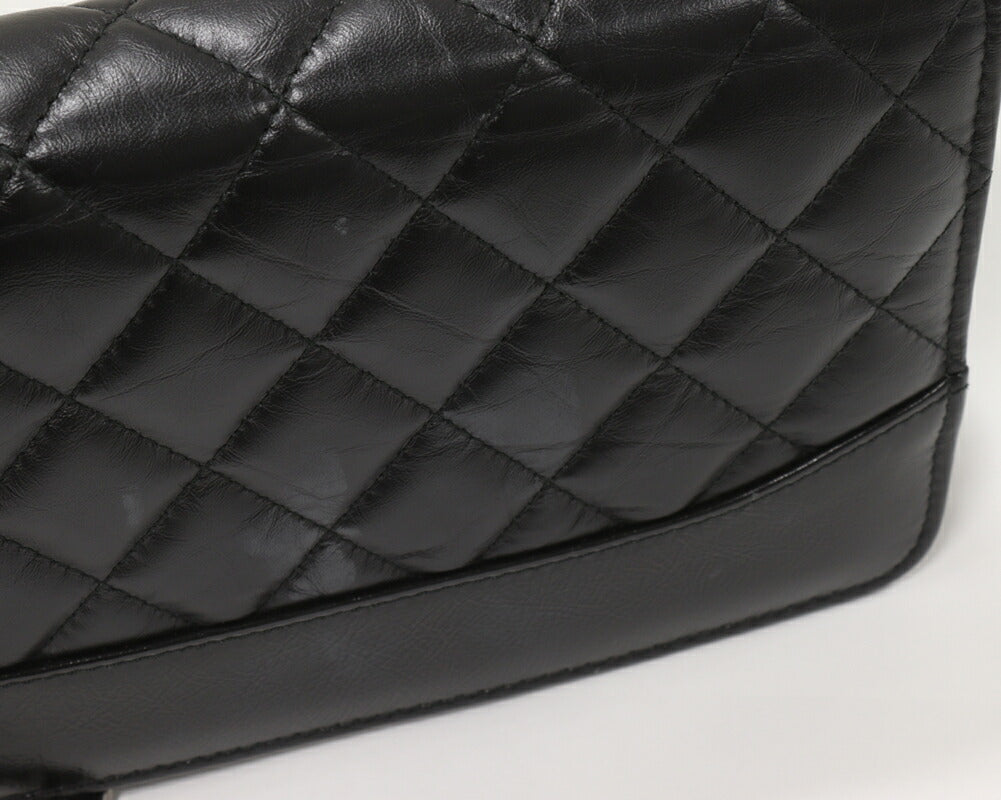 Top Quality Chanel Chain Shoulder Bag Black Silver A84389
