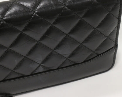 Top Quality Chanel Chain Shoulder Bag Black Silver A84389
