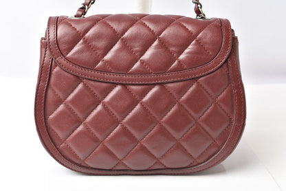 Top Quality Chanel Lambskin Chain Shoulder Saddle Bag