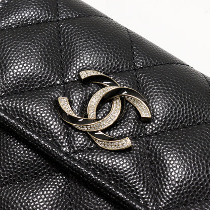Top Quality Chanel Caviar Skin Coin Case AP3340