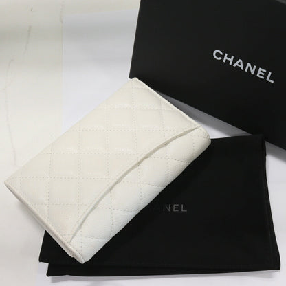 Top Quality Chanel Caviar Skin Bifold Wallet Matelasse Medium Classic Flap AP0232