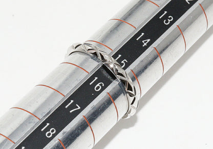 Top Quality Chanel Pt950 Matelasse Ring Small Model J2820