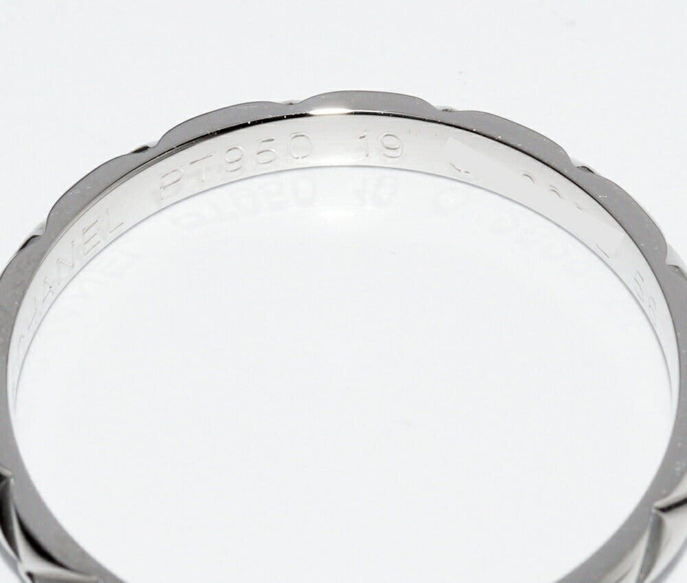 Top Quality Chanel Pt950 Matelasse Ring Small Model J2820