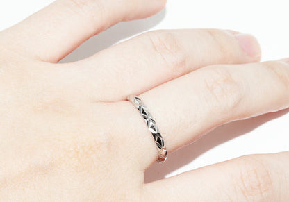 Top Quality Chanel Pt950 Matelasse Ring Small Model J2820