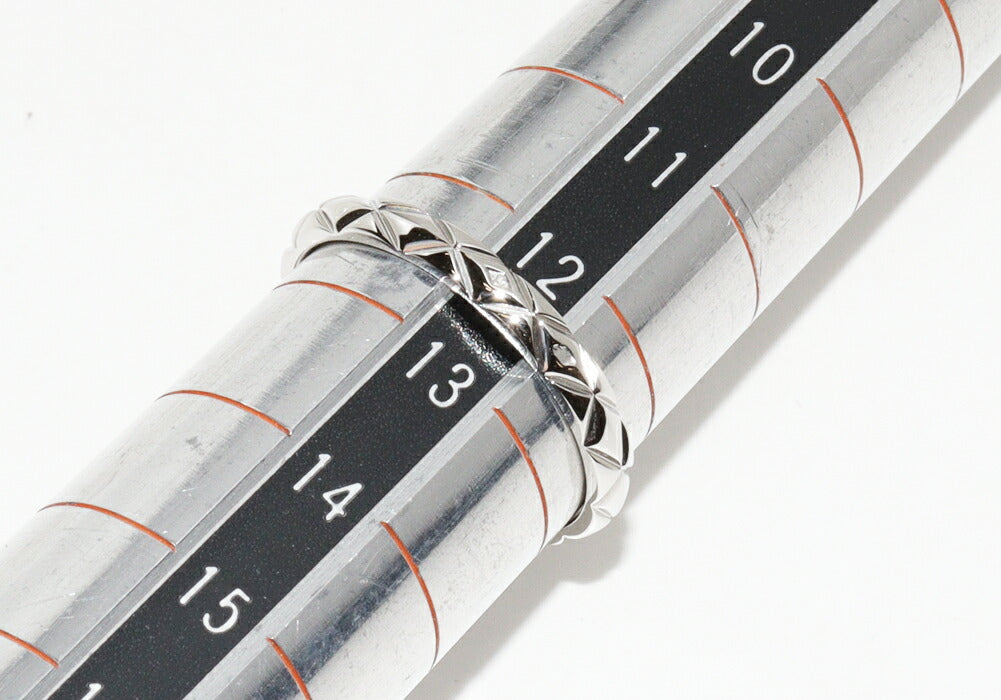 Top Quality Chanel Pt950 Matelasse Ring Small Model J2820