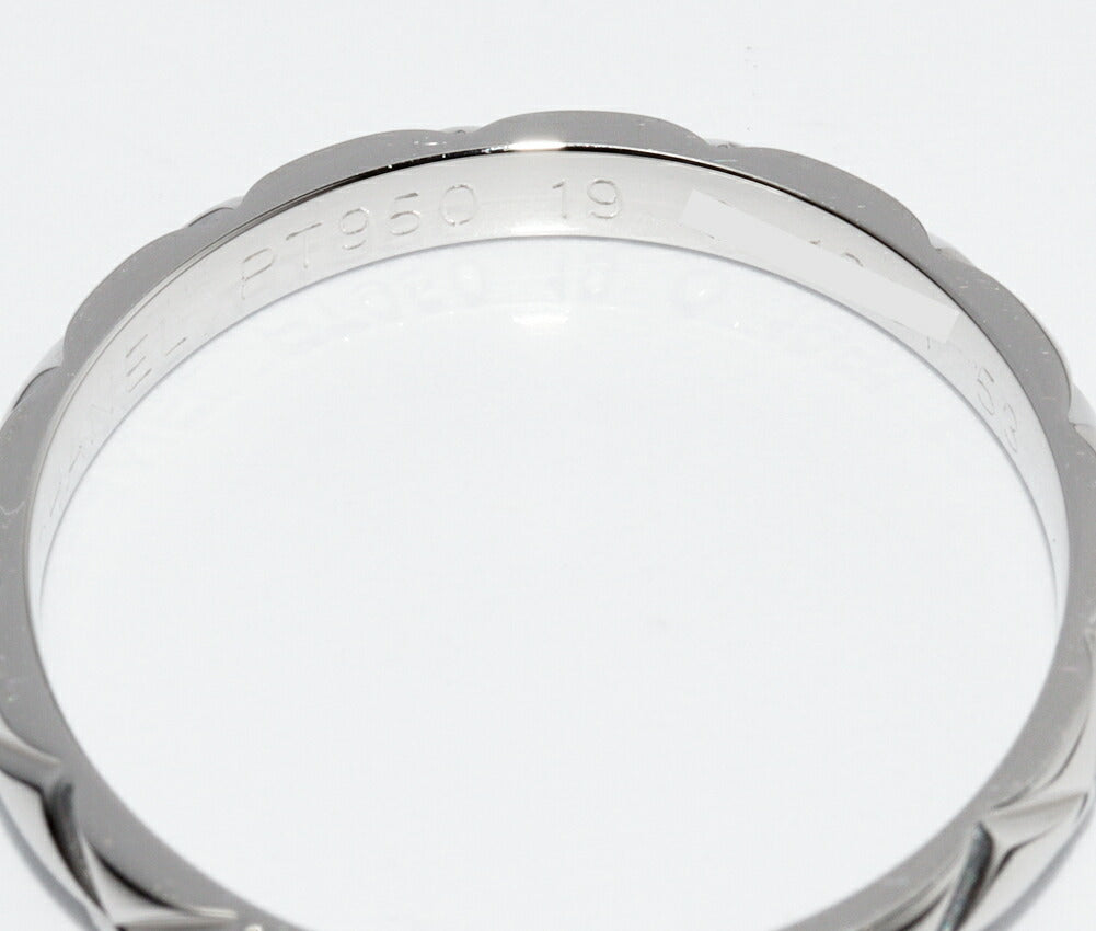 Top Quality Chanel Pt950 Matelasse Ring Small Model J2820