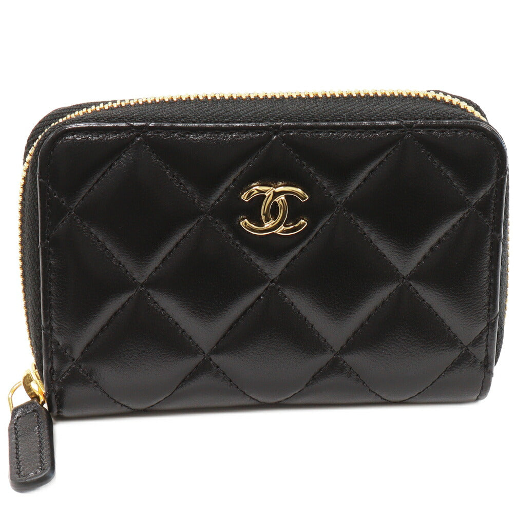 Top Quality Chanel Lambskin Coin Case Classic Zip AP0216