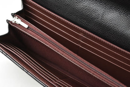 Top Quality Chanel Caviar Skin Long Wallet Timeless Classic Matelasse AP0241