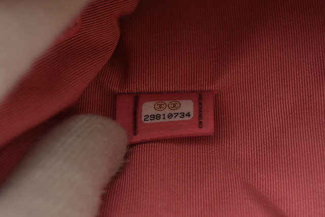 Top Quality Chanel Caviar Skin Clutch Bag/Flat Pouch Rose Pink