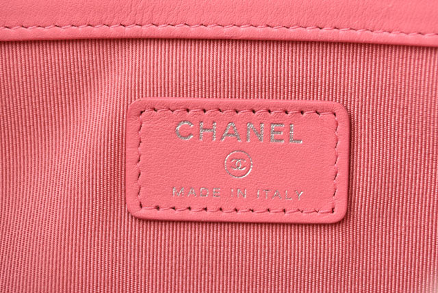 Top Quality Chanel Caviar Skin Clutch Bag/Flat Pouch Rose Pink