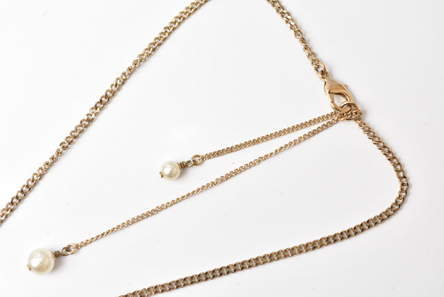 Top Quality Chanel Necklace/Pendant CC Pearl Motif Gold