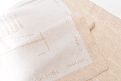 Top Quality Chanel Reversible Wool Silk Blanket