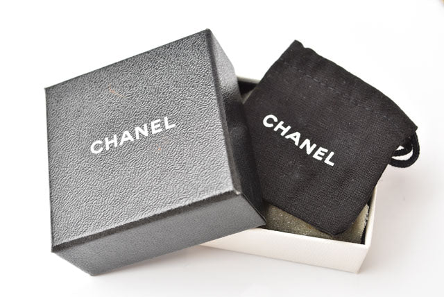 Top Quality Chanel Logo CC Camellia Swing Gold Earrings