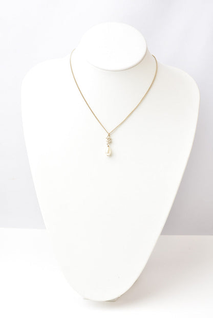 Top Quality Chanel Coco Mark Pearl Motif Necklace Pendant