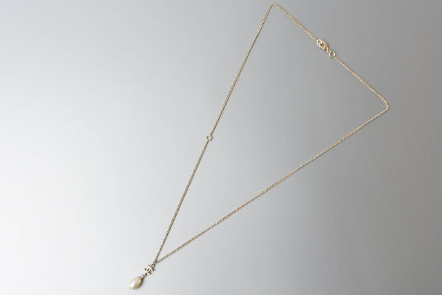 Top Quality Chanel Coco Mark Pearl Motif Necklace Pendant