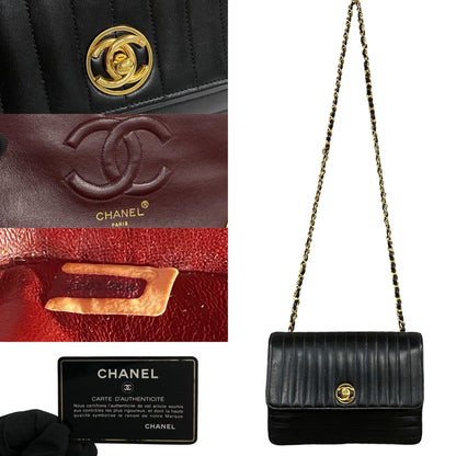 Top Quality Chanel Lambskin Mademoiselle Chain Shoulder Bag