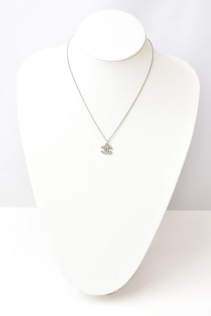 Top Quality Chanel Metal Rhinestone Necklace Pendant