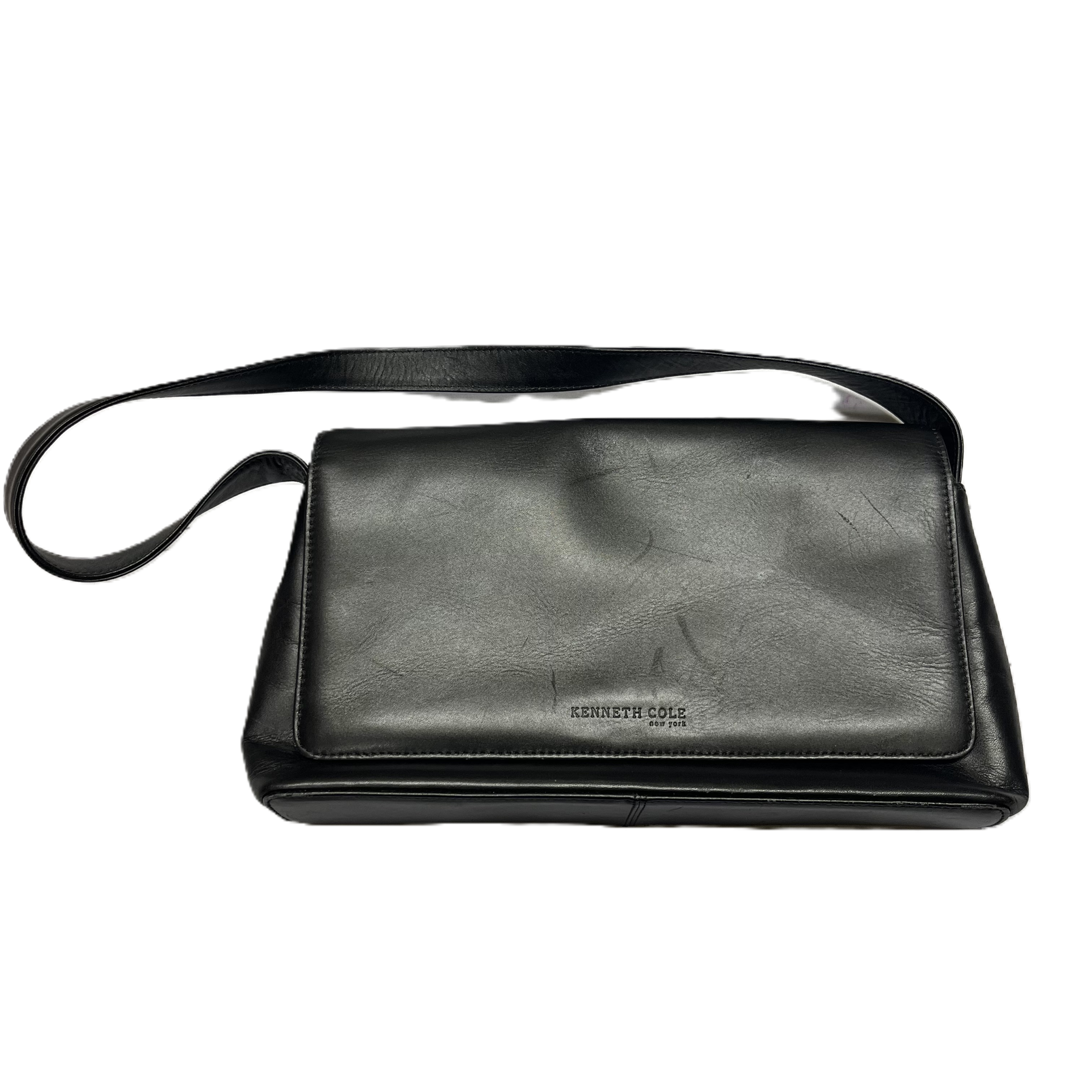 Handbag Leather By Kenneth Cole. Size: Medium