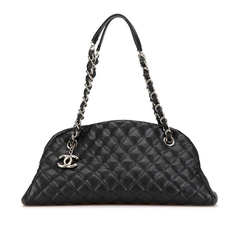Top Quality Chanel Mademoiselle Bowling Bag Caviar Skin