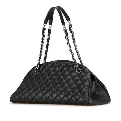 Top Quality Chanel Mademoiselle Bowling Bag Caviar Skin