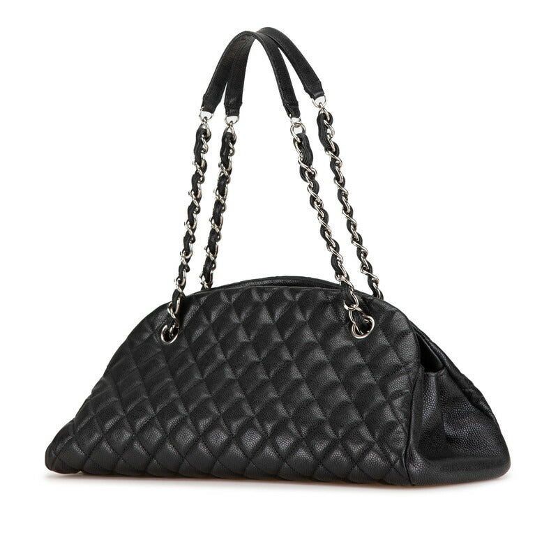 Top Quality Chanel Mademoiselle Bowling Bag Caviar Skin