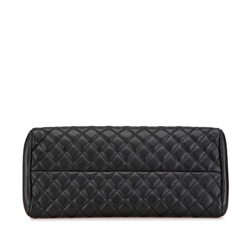 Top Quality Chanel Mademoiselle Bowling Bag Caviar Skin