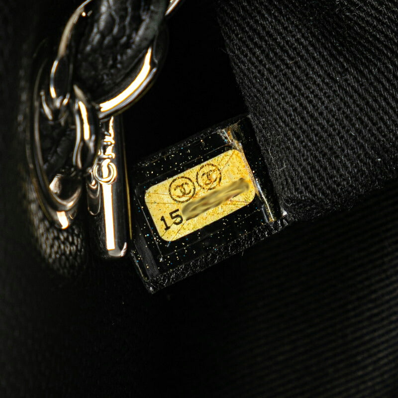 Top Quality Chanel Mademoiselle Bowling Bag Caviar Skin
