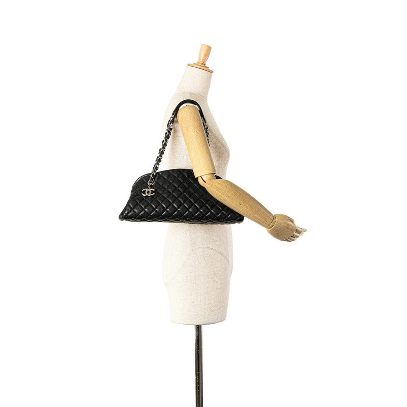 Top Quality Chanel Mademoiselle Bowling Bag Caviar Skin