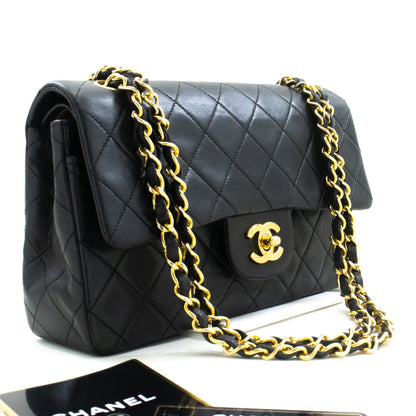 Top Quality Chanel Classic Double New 9 Chain Shoulder Bag Black Lambskin