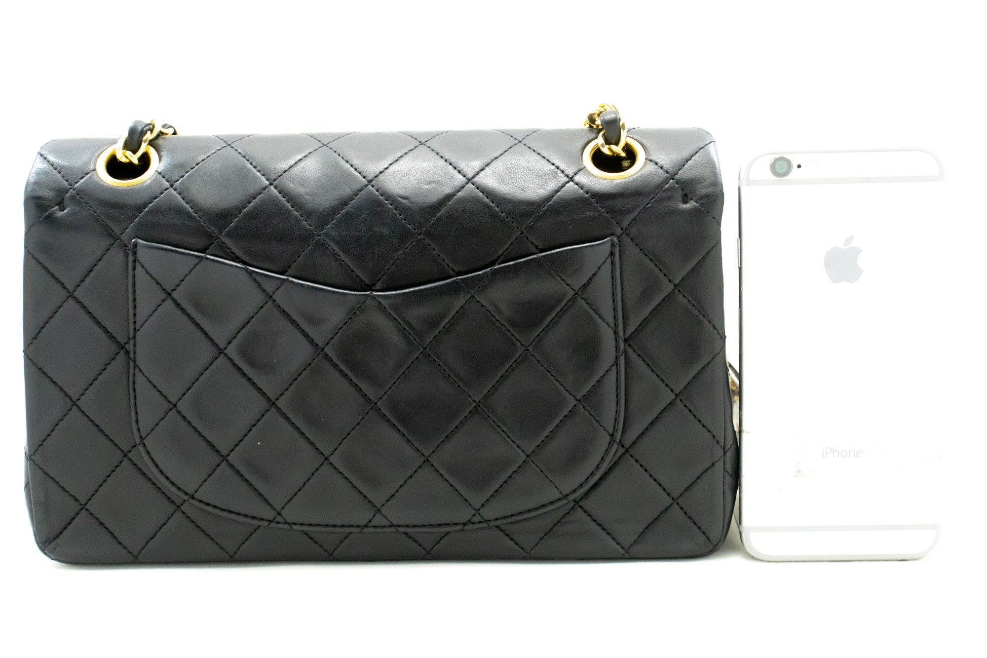 Top Quality Chanel Classic Double New 9 Chain Shoulder Bag Black Lambskin