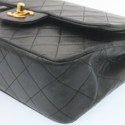 Top Quality Chanel Classic Matelasse 23 Chain New Shoulder Bag Lamb Skin Black Auth 28634A
